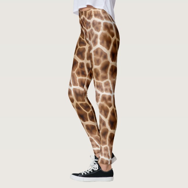 Leggings Impresión de la jirafa de Safari (Izquierda)