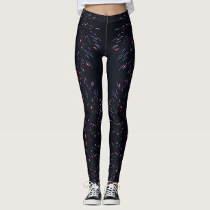Leggings Impresión de la leyenda de Lil Fireworks