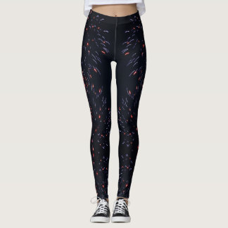 Leggings Impresión de la leyenda de Lil Fireworks