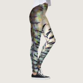 Leggings Impresión de la piel del tigre eléctrico