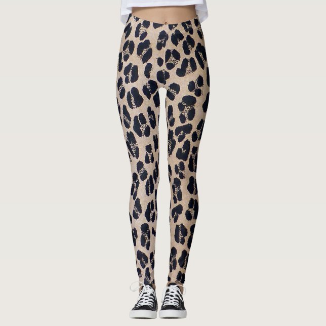 Leggings Impresión de leopardo (Anverso)
