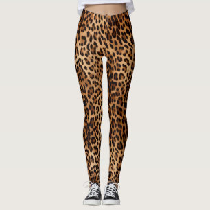 Leggings Impresión de leopardo de moda