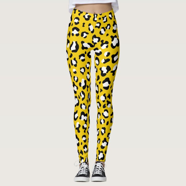 Leggings Impresión de leopardo, puntos de leopardo, leopard (Anverso)