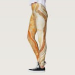Leggings Impresión de mármol marrón y beige<br><div class="desc">Sencillo estampado de mármol marrón y beige.</div>