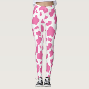 Leggings Impresión de mascota de fresa corta
