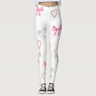 LEGGINGS IMPRESIÓN DE PÁGINA, CORAZÓN Y ARROJAS