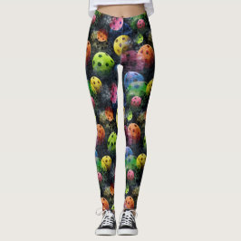 Leggings Impresión de Pickleball