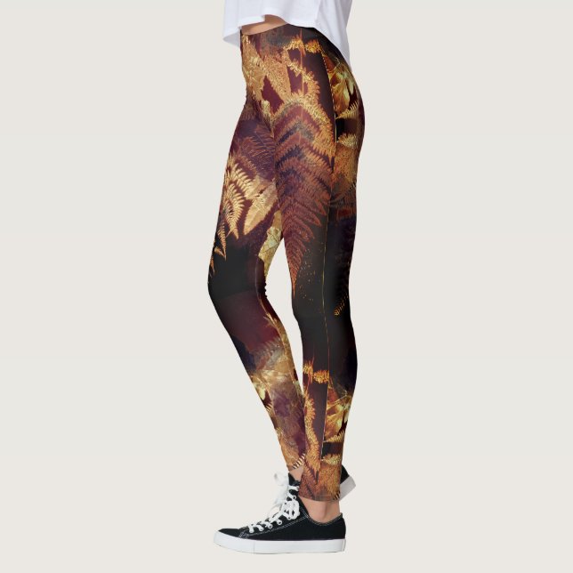 Leggings Impresión de piso de bosque (Izquierda)