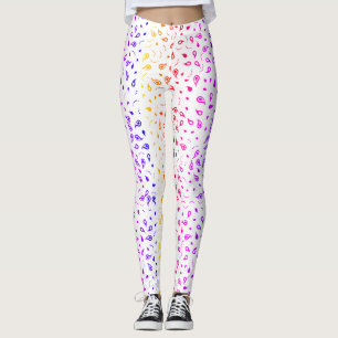 Leggings Impresión de Rainbow Paisley