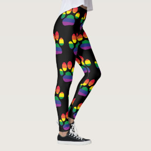 Leggings Impresión de rutas del orgullo gay