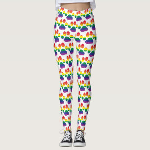 Leggings Impresión de rutas del orgullo gay