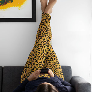Leggings Impresión de Safari de Leopardo Exótico