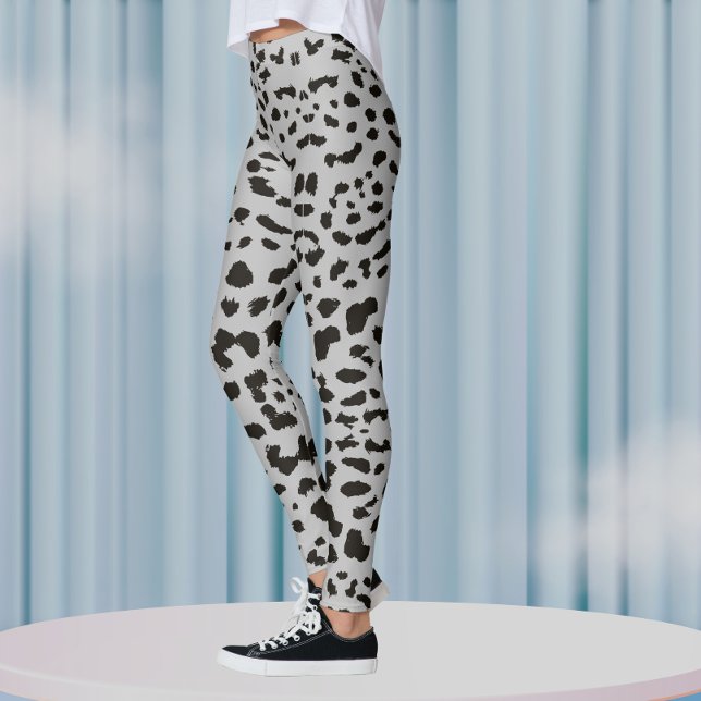 Leggings Impresión de Safari de Leopardo Gris (Subido por el creador)