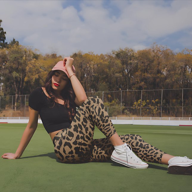 Leggings Impresión de Safari de Leopardo Marrón (Subido por el creador)