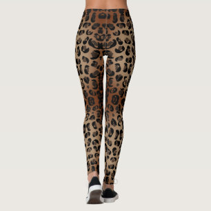 Leggings Impresión de Safari Leopard de los años 90