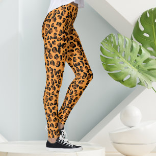 Leggings Impresión de Safari Leopard de los años 90