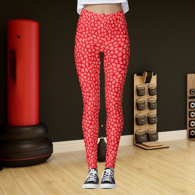 Leggings Impresión de tigre rojo (Subido por el creador)