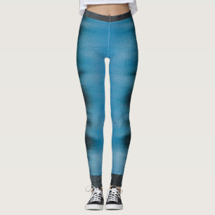 Leggings Impresión de tinte de borde oscuro