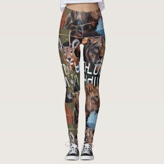 Leggings Impresión de vida silvestre