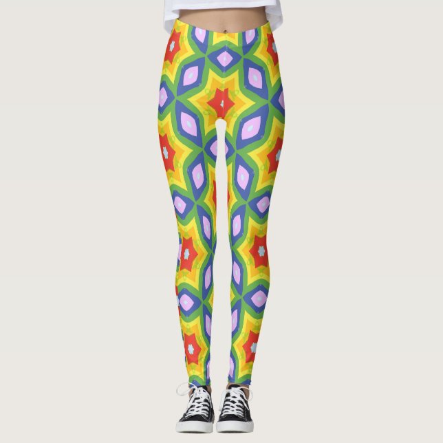 Leggings Impresión en negrita con motivos salvajes (Anverso)
