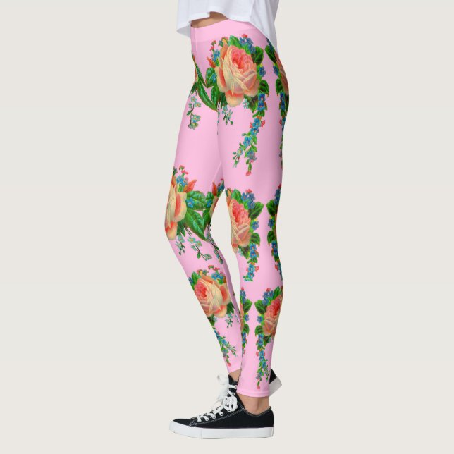 Leggings Impresión floral victoriana (Izquierda)
