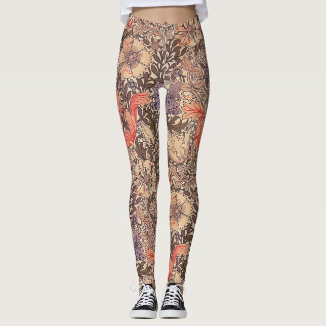 Leggings Impresión floral vintage graceful (Anverso)