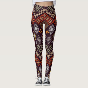 Leggings Impresión geométrica del Boho de arte tribal