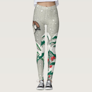 LEGGINGS IMPRESIÓN JAPONESA IMPRESA DE LAS POLAINAS