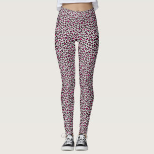 Leggings Impresión Neon Pink Leopard
