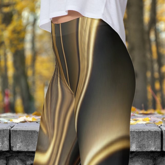 Leggings Impresión Sleek Molten Brass (Molten Brass)