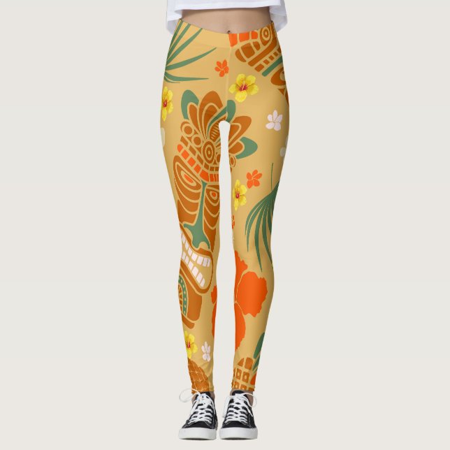 Leggings Impresión tiki (Anverso)