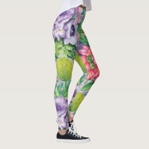 Leggings 🌸 🌺 Impresión XXL del patrón de bola de pi