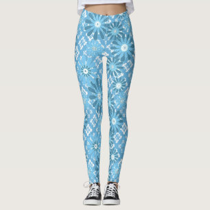 Leggings Impresionante bl floral de chicharrón moderno y ab