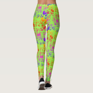 Leggings Impresionante dinero en euros lentes del patrón de