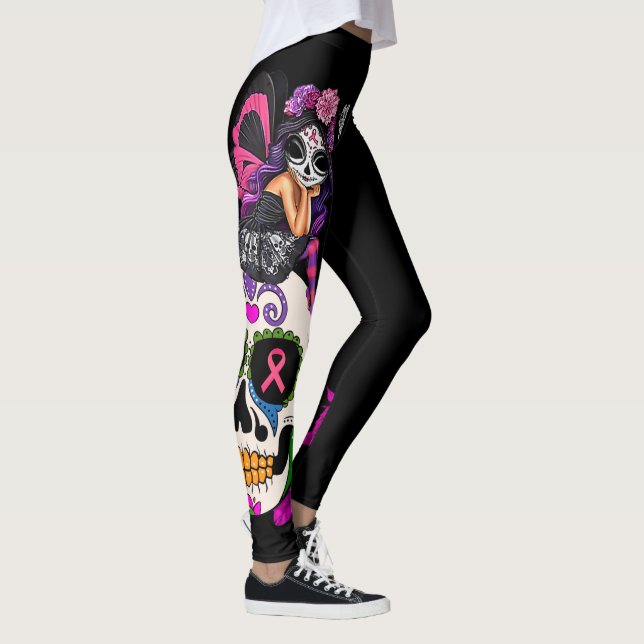 Leggings Impresionante idea de regalo para el cáncer de mam (Derecha)