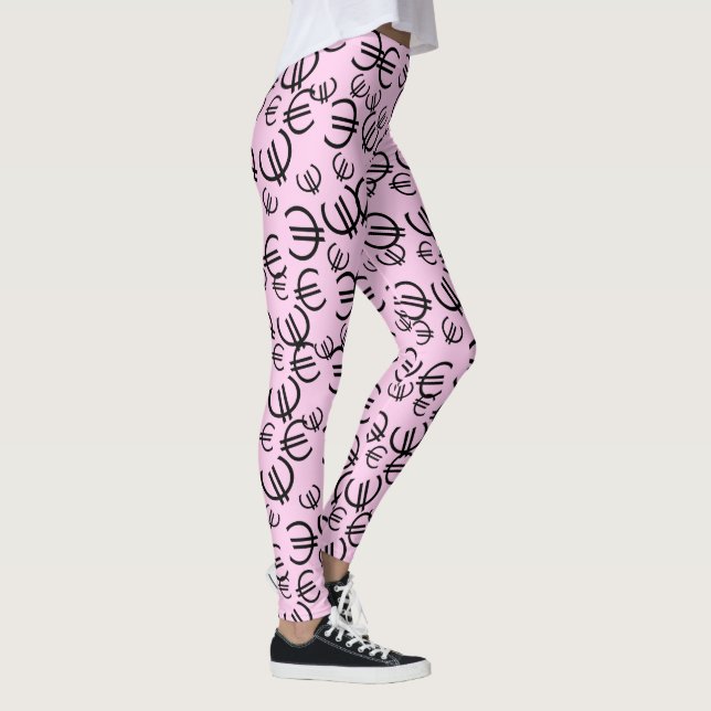 Leggings Impresionante moneda Euros Patrones de leyenda (Derecha)