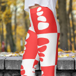 Leggings Impresionante patrón de guijarros rojos y blancos<br><div class="desc">Destacar en estilo: Eleva tu juego de moda con estas leggings de guijarros! Con un diseño llamativo y colorido con contrastes audaces, estas leggings son perfectas para todo aquel que desee darle un toque único a su aspecto. Ya sea que esté de visita o disfrazado, se asegurarán de que destaca...</div>