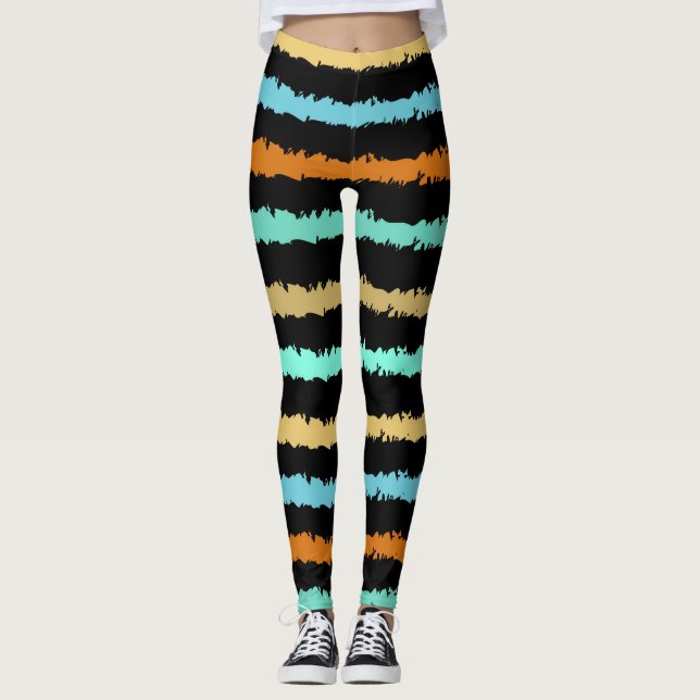 Leggings Impresionante patrón de verano (Anverso)