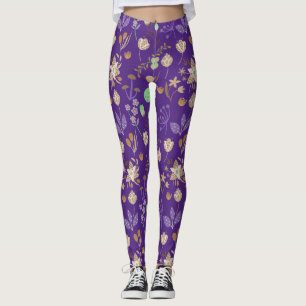 Leggings Impresionante patrón floral