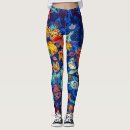 Leggings Impresionantes piernas con temas de flores