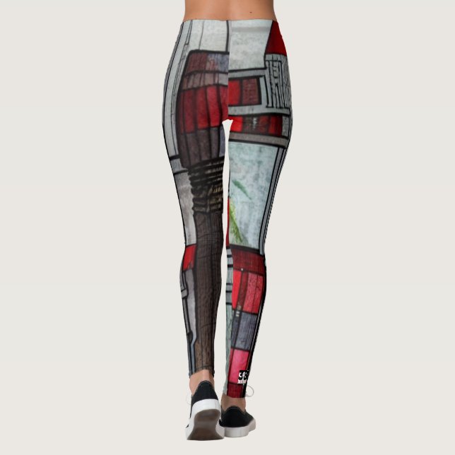 Leggings Impresiones de arquitectura (Reverso)