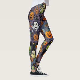 Leggings Impresionismo derritiendo diseño fantasma