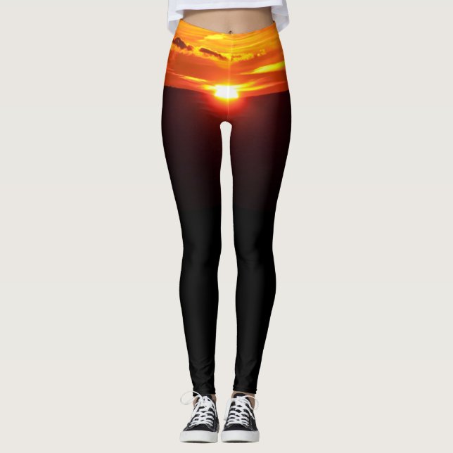 Leggings Incansable puesta de sol (Anverso)