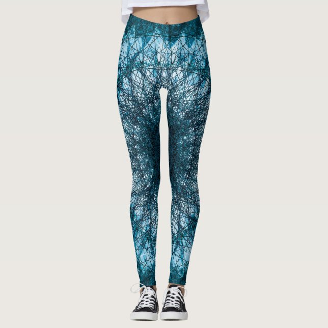 Leggings Índigo Blue Mandala (Anverso)