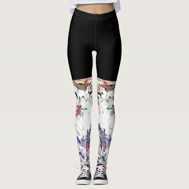 Leggings Índigo y negro (Anverso)