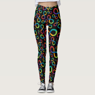 Leggings Infinito Neurodiversity del arco iris del autismo
