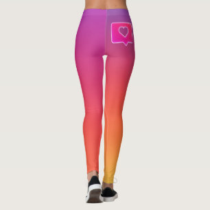 Leggings Influencer de Instagram Moderna Ombre Atardecer Mu