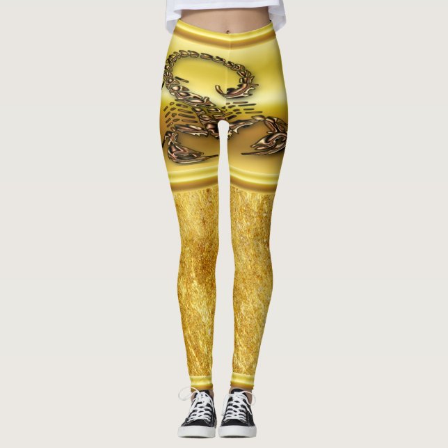 Leggings Insecto muy venenoso venenoso de bronce del (Anverso)