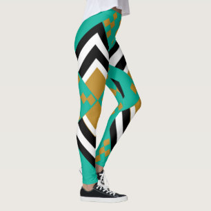 Leggings Inspiración en el tejido Art Deco