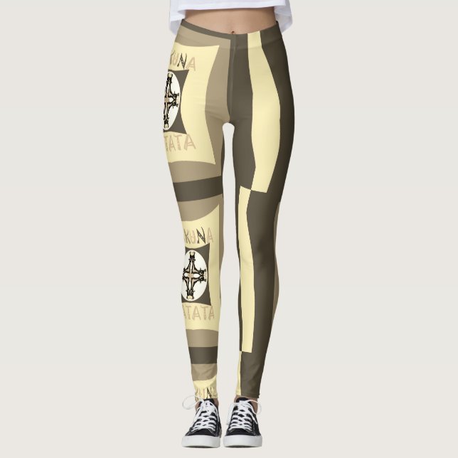 Leggings Inspirado en la forma graciosa (Anverso)